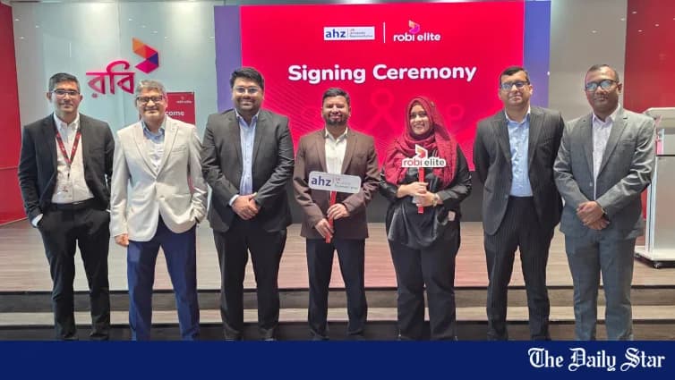 AHZ & Robi Elite sign partnership to empower Bangladeshi students with global education