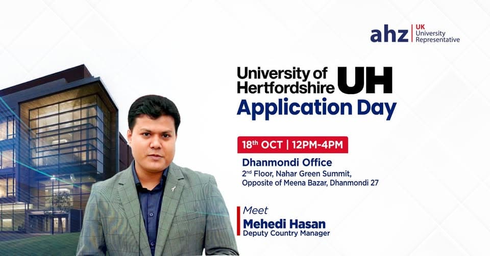 University of Hertfordshire Application Day