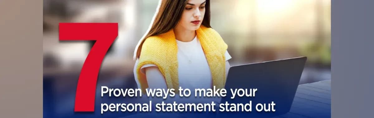 7 tips to write a personal statement