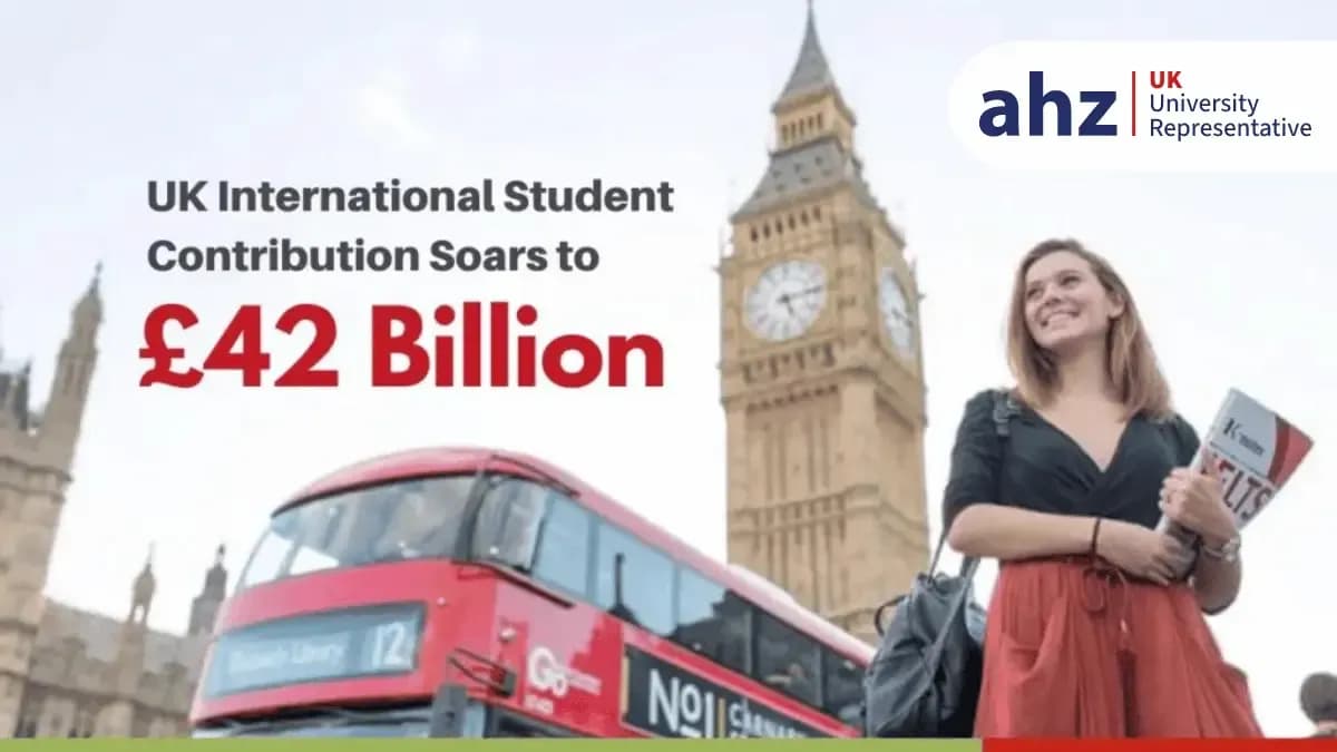 UK International Student Contribution Soars to £42 Billion in 2021/22