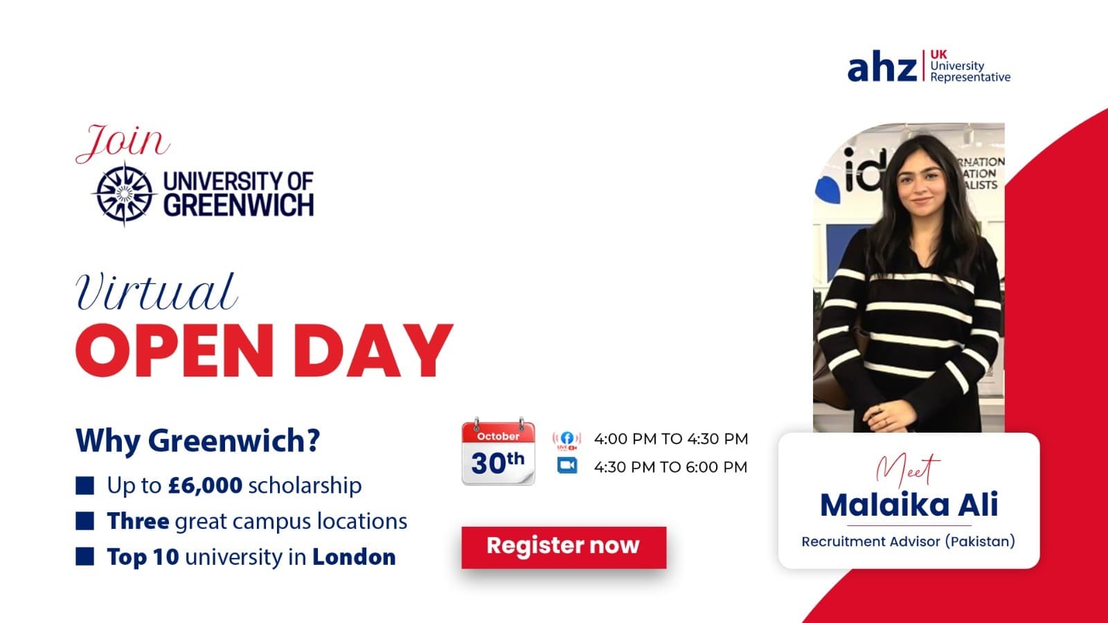 University of Greenwich Virtual Open Day