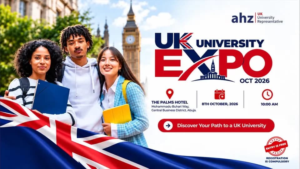 UK University Expo 2026 Abuja