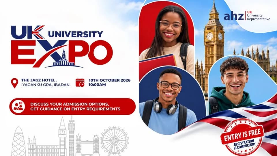 UK University Expo 2026 Ibadan
