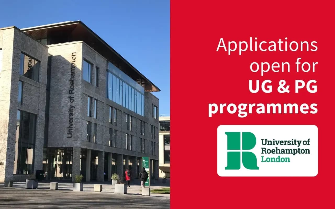 Applications Open for UG & PG Programmes at University of Roehampton London