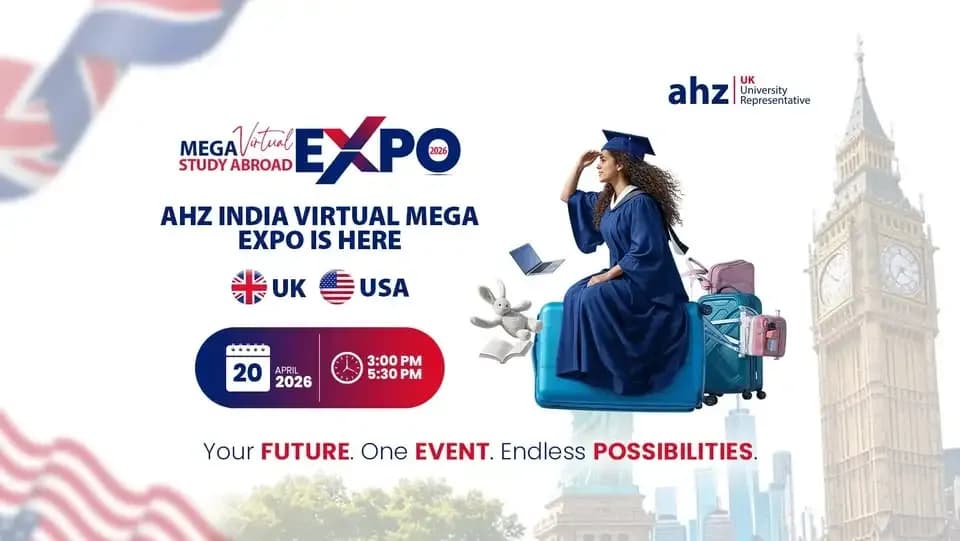 AHZ Mega Virtual Study Abroad Expo – April 2026 UK & USA