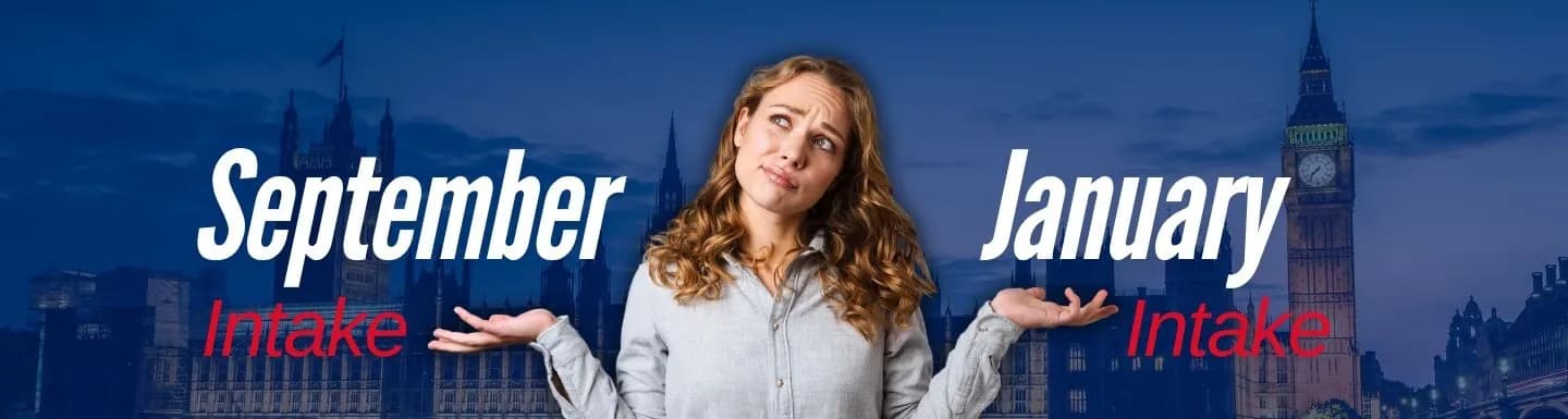 differences between September and January intake in UK