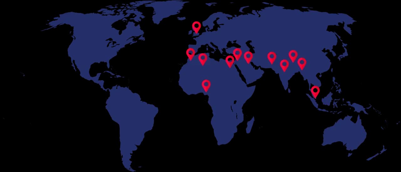 AHZ global presence