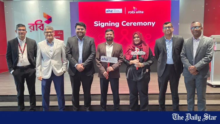 AHZ & Robi Elite sign partnership to empower Bangladeshi students with global education